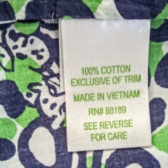 Lilly Pulitzer Vivi Peasant Top Thrill of the Chaise Cameo White - Picture 6 of 7